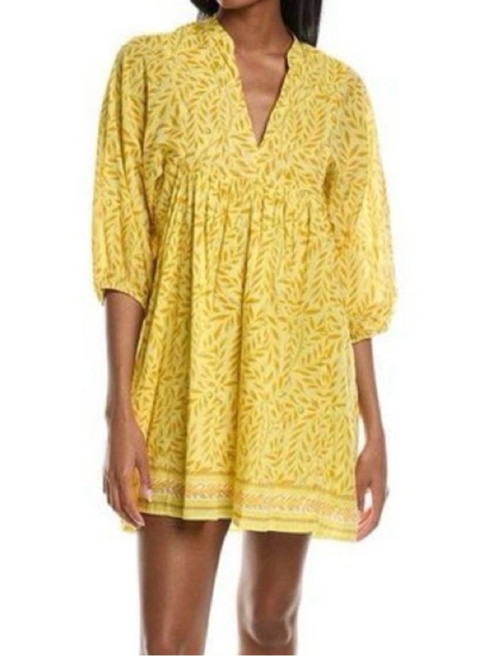 Vanessa Bruno Vibrant Yellow Mini Dress